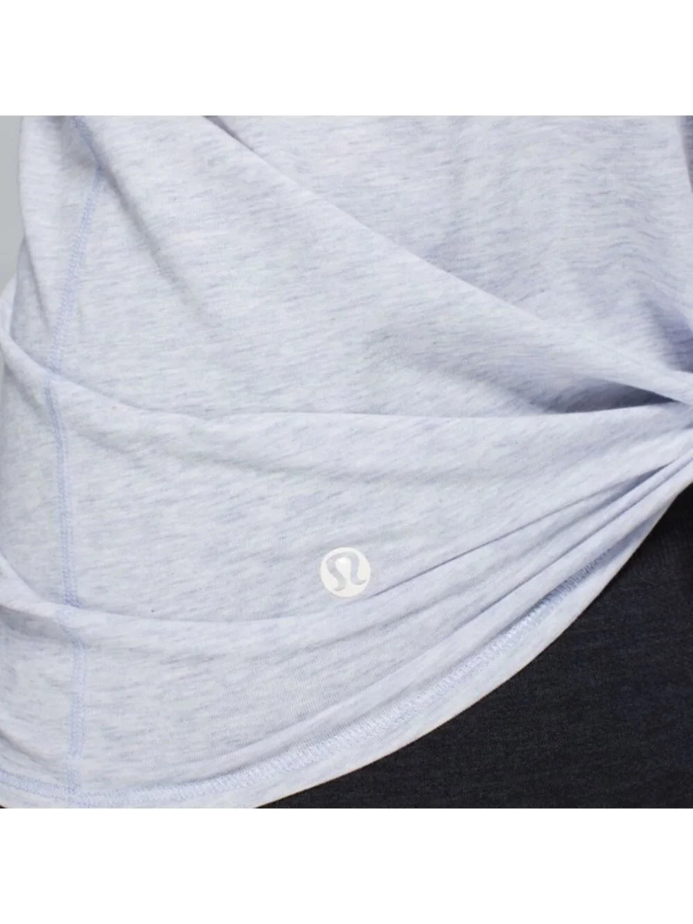 Lululemon All Tied Up Tank Heathered Cool Breeze